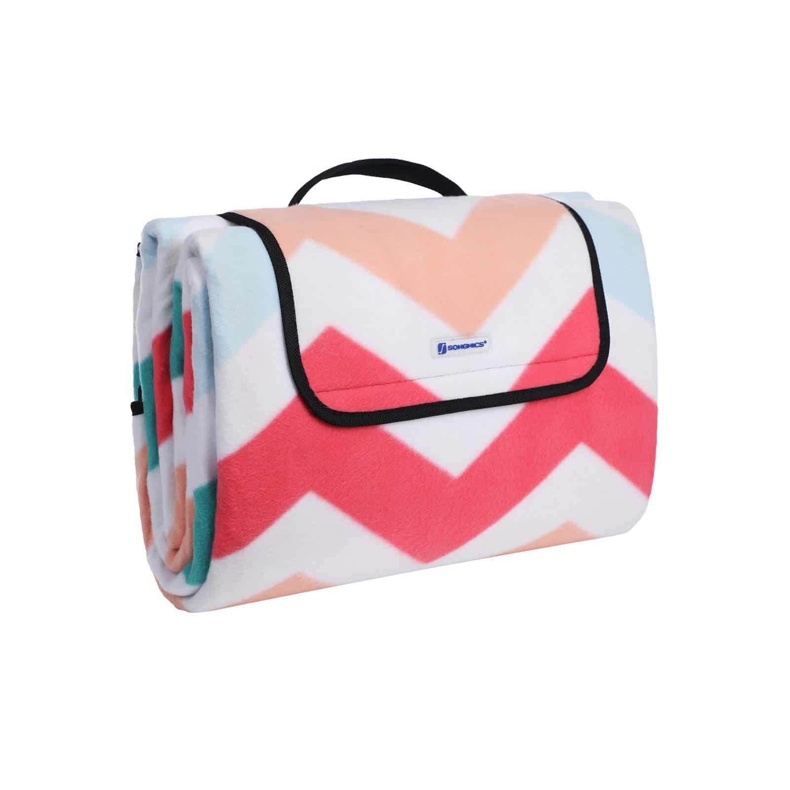 Picknickdecke Flanell ZickZack XXL