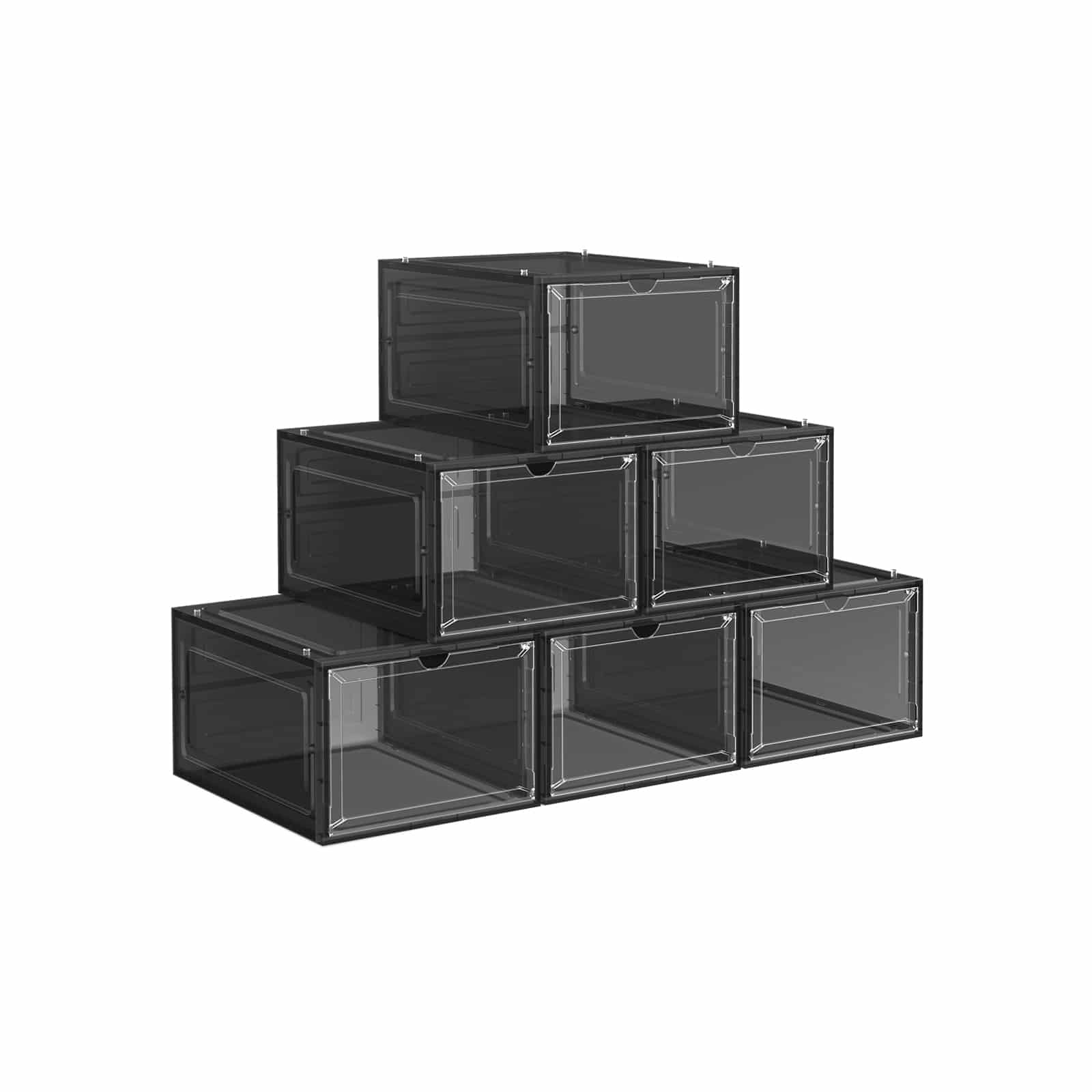 Schuhboxen schwarz