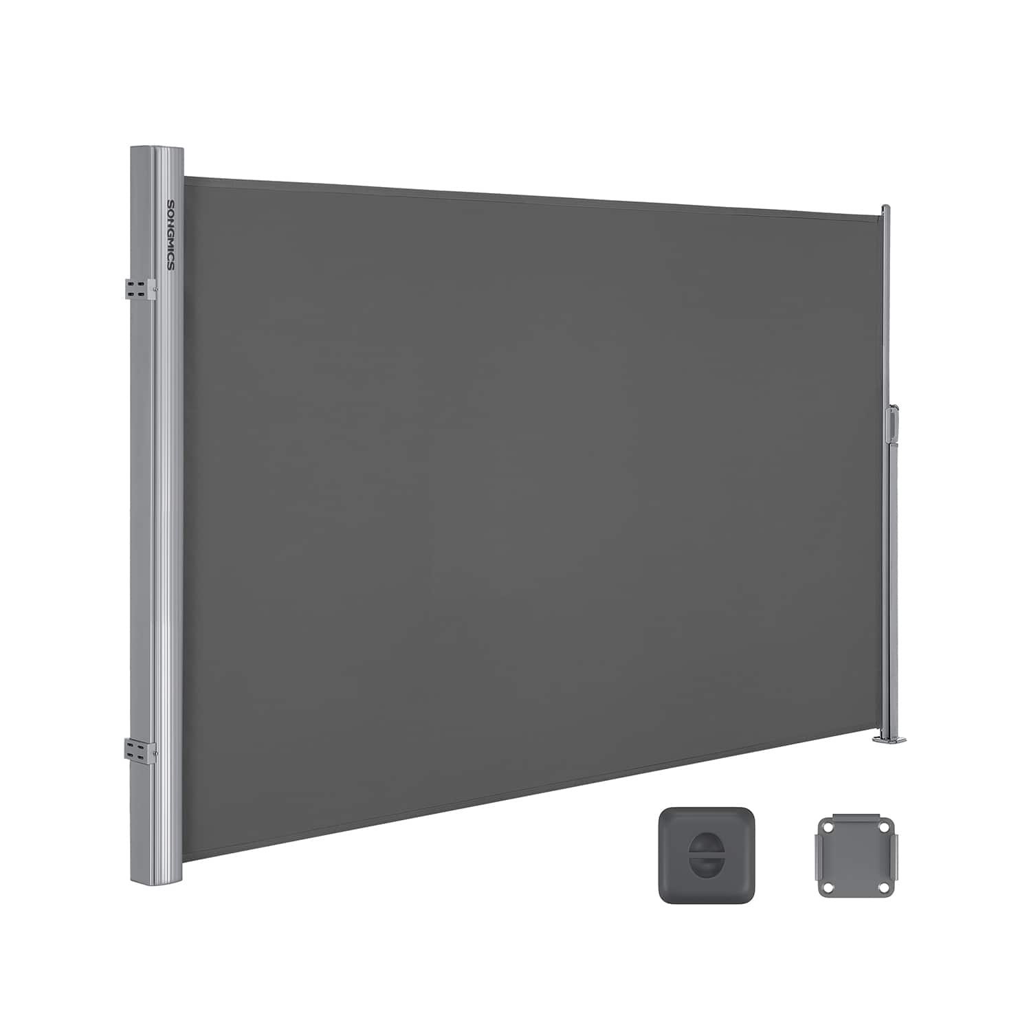 Seitenmarkise 160 x 400 cm Anthrazit