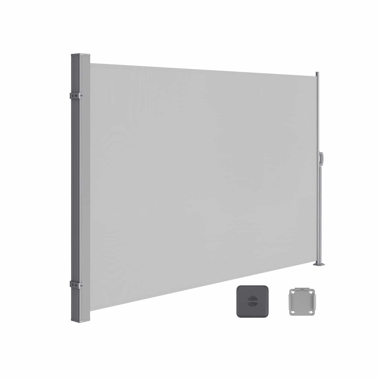 Seitenmarkise ausziehbar 200 x 350 cm für Balkon