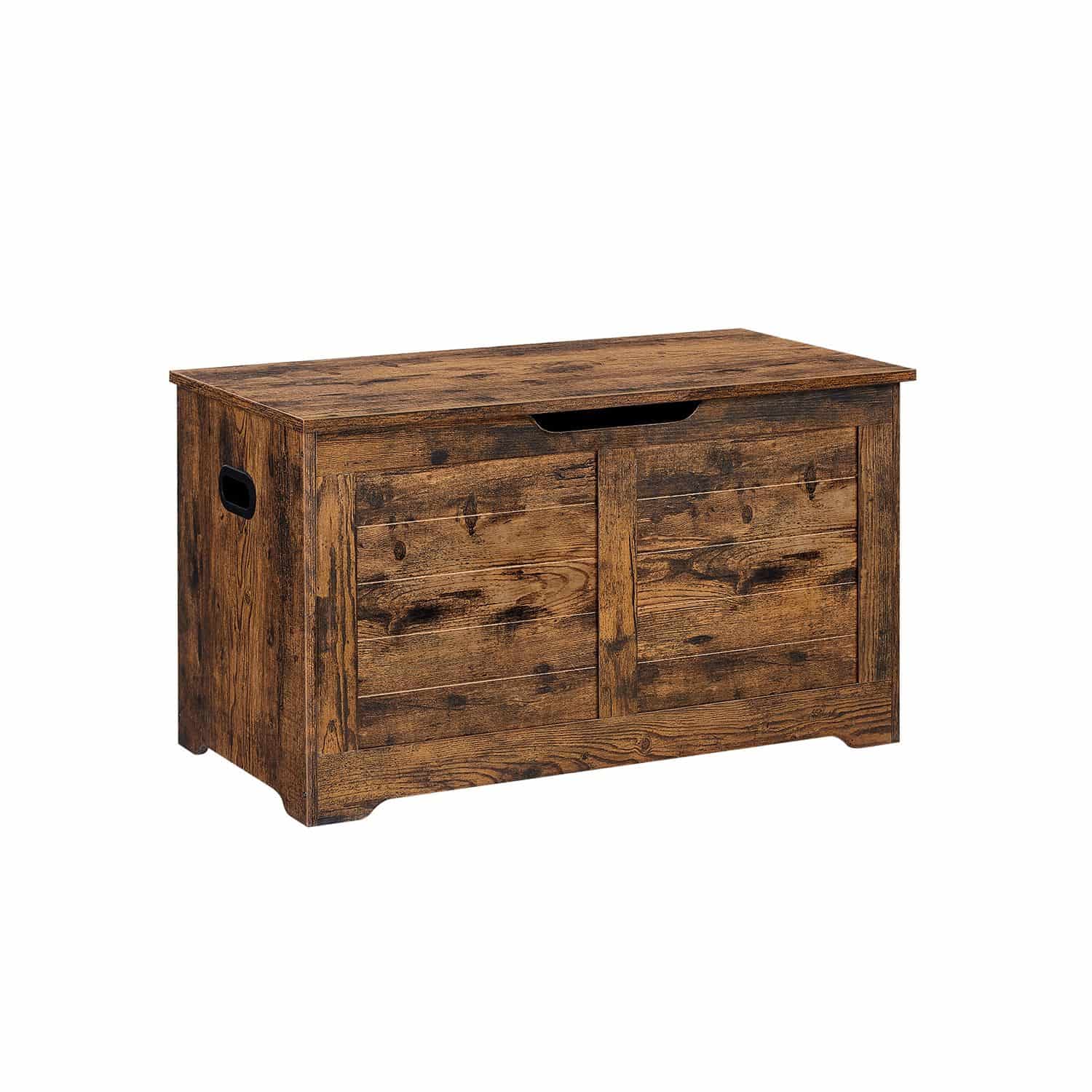 Sitzbank mit Stauraum Vintage-Stil vintagebraun