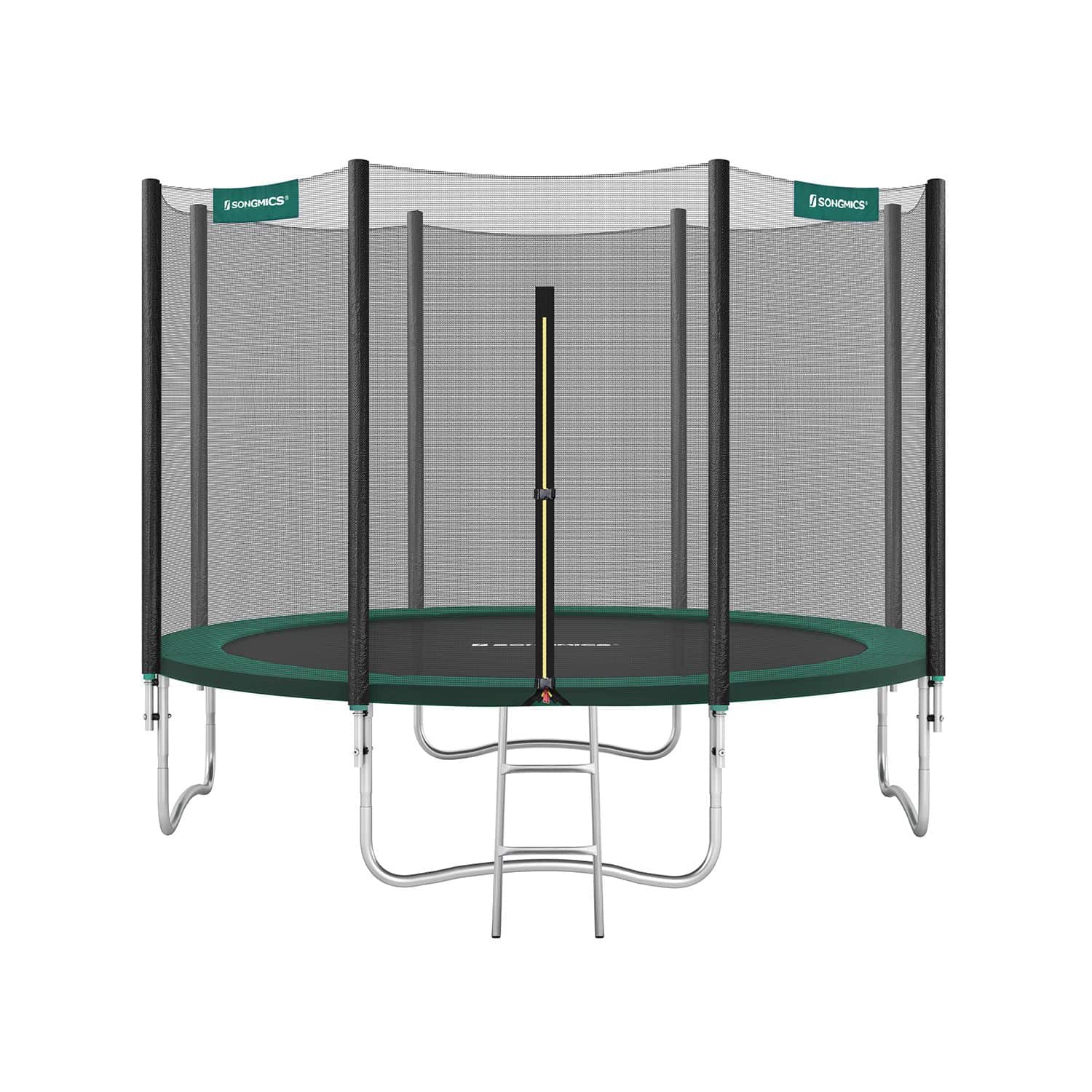 Trampolin Ø 366 cm schwarz-grün