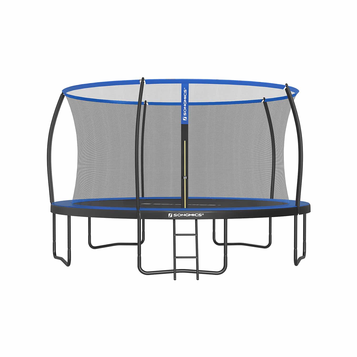Trampolin Ø 427 cm mit innenliegendem Netz schwarz-blau