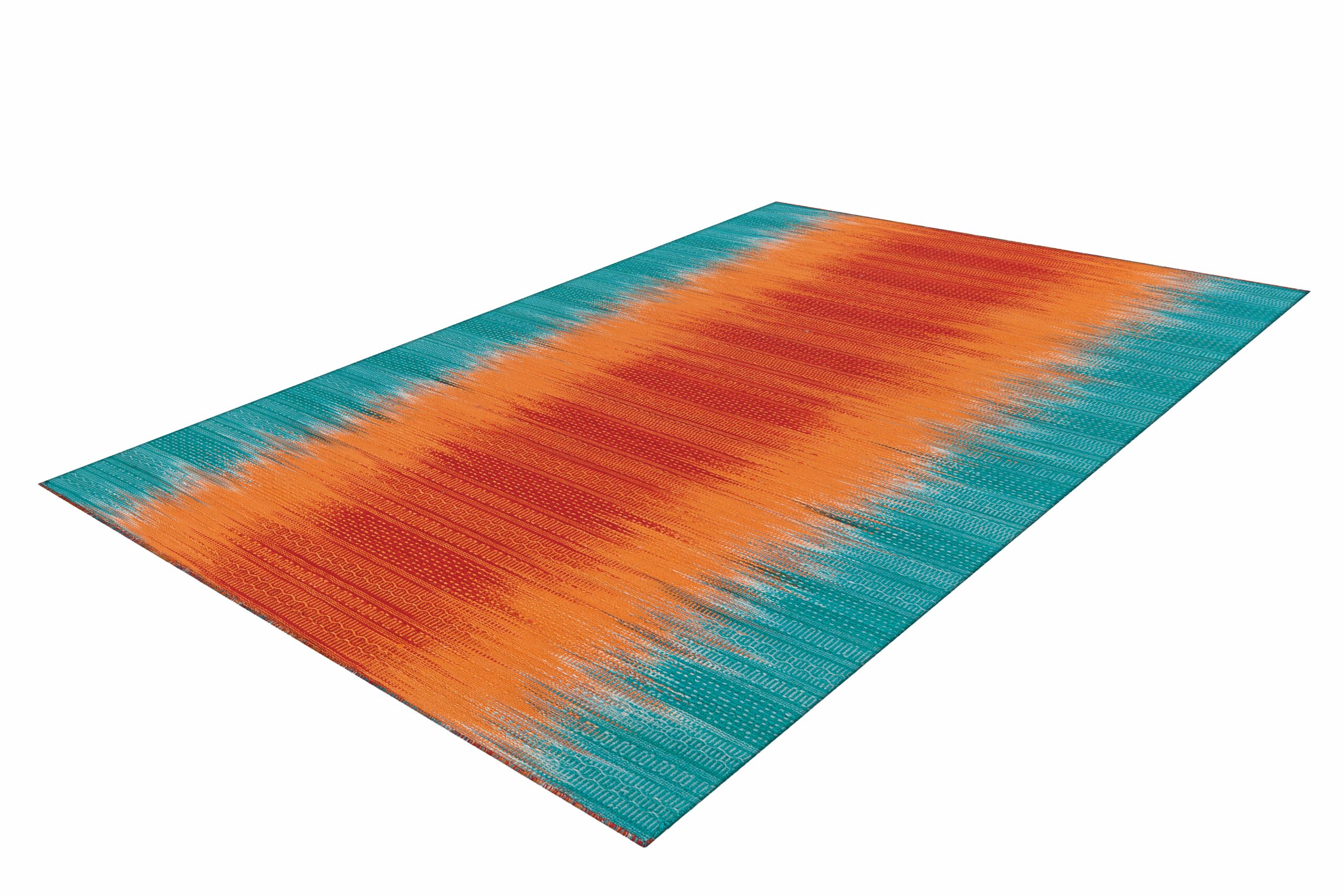 Sunset 8070 Orange / Blau 90cm x 160cm
