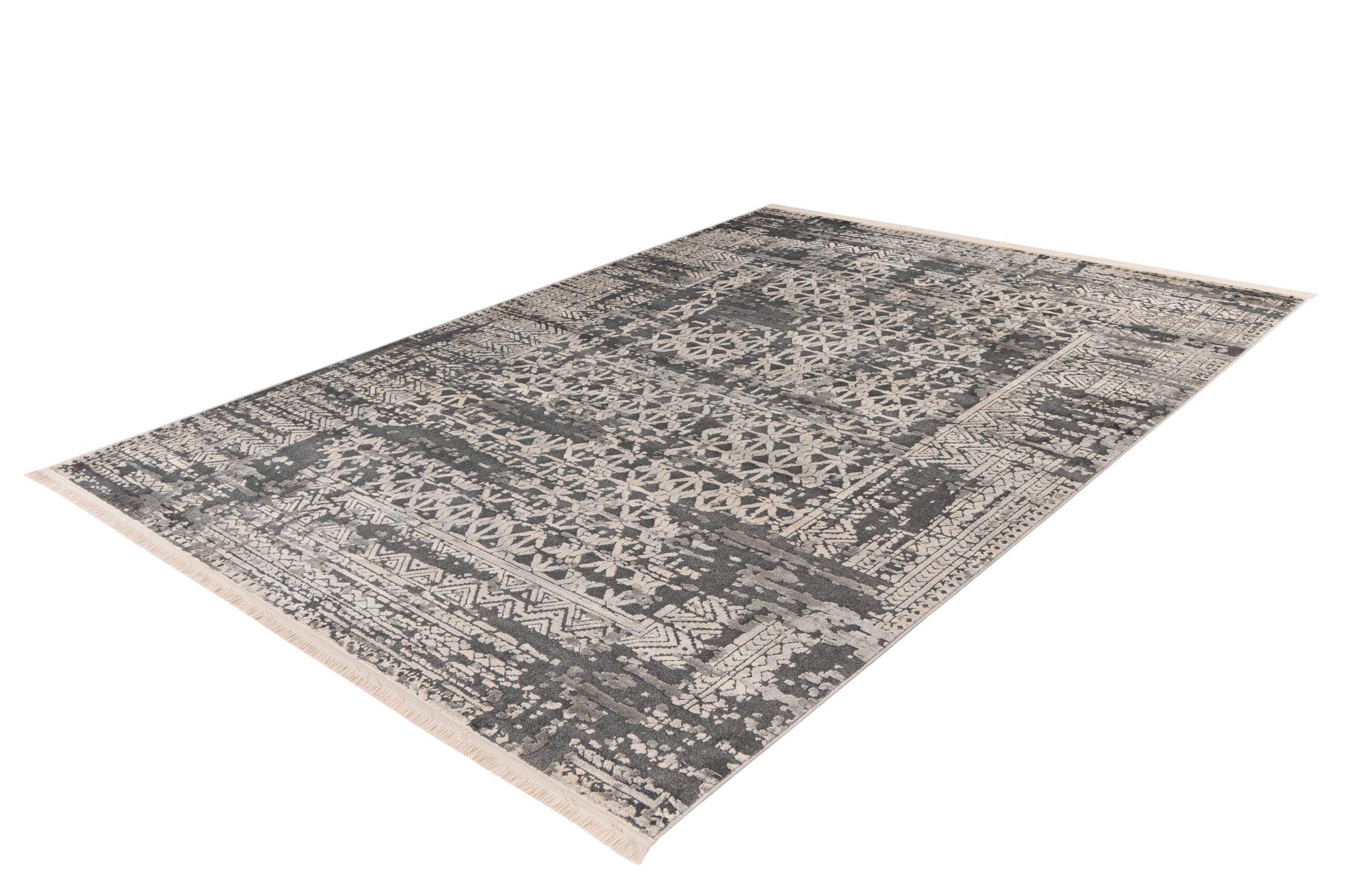 Teppich Adela 325 Grau 80 x 150 cm | Flachflor-Teppich