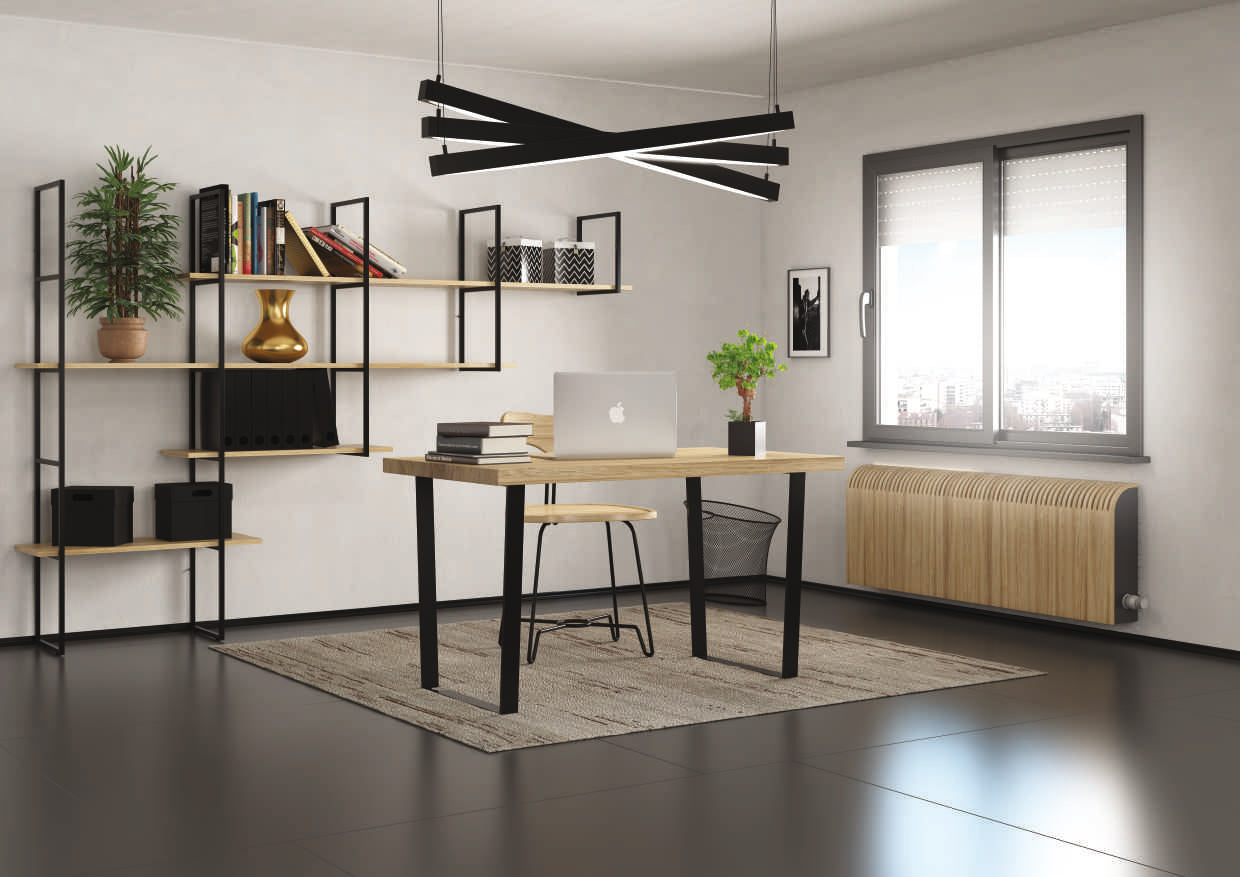 Tischfuß SR47 – Metallgestell 50×72cm im Industrial Design, pulverbeschichtet
