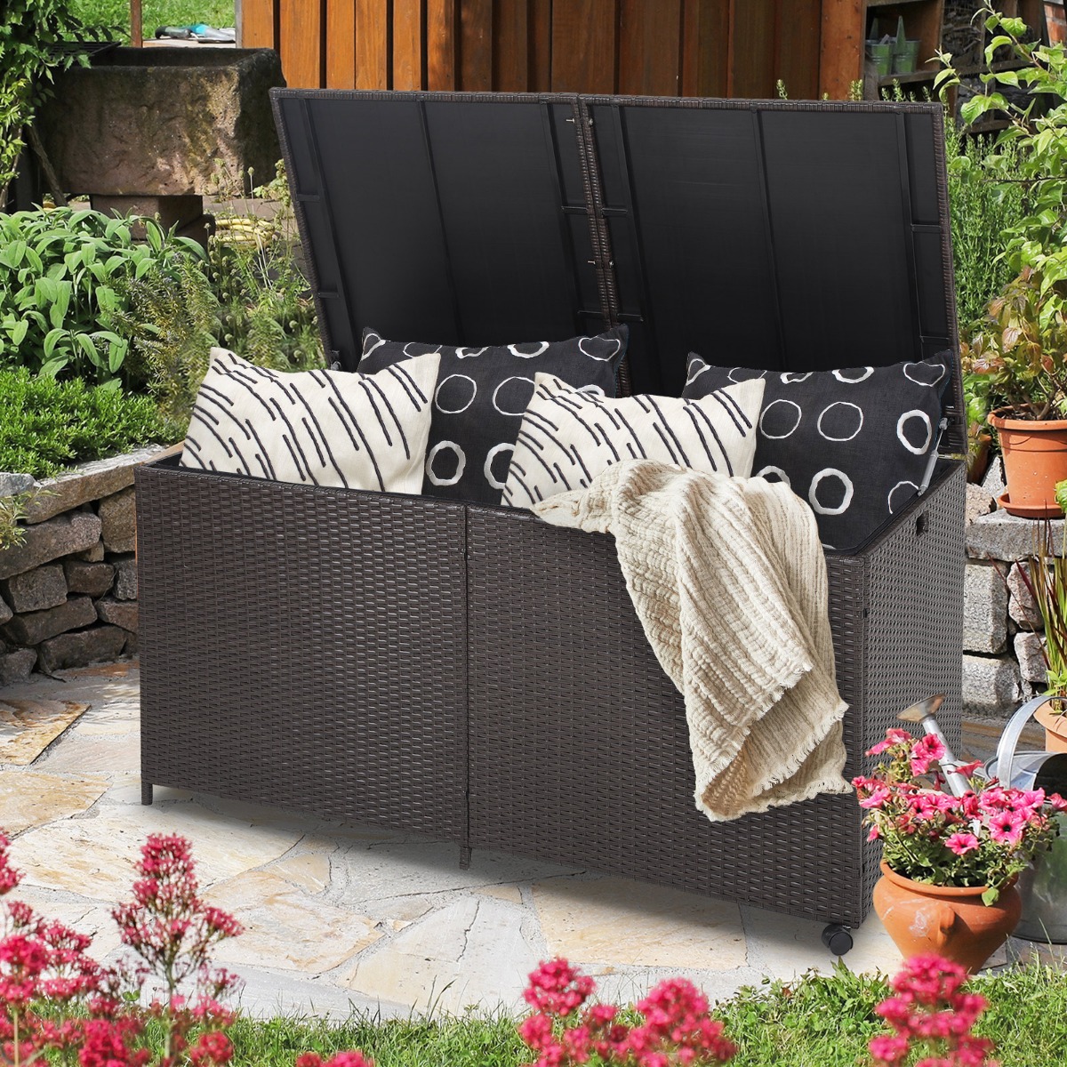 Aufbewahrungsbox mit 662 L Fassungsvermögen 150 x 77 x 73 cm