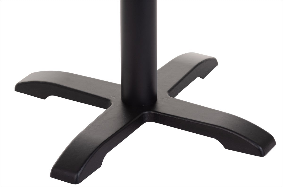 Tischgestell SH-5009-2/B – pulverbeschichtet, 72 cm hoch, für runde & eckige Tischplatten