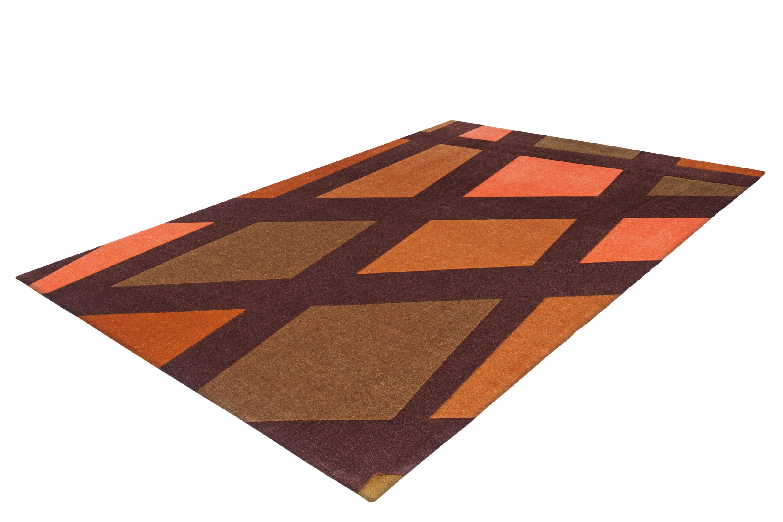 Style 32 Braun / Orange 120cm x 170cm