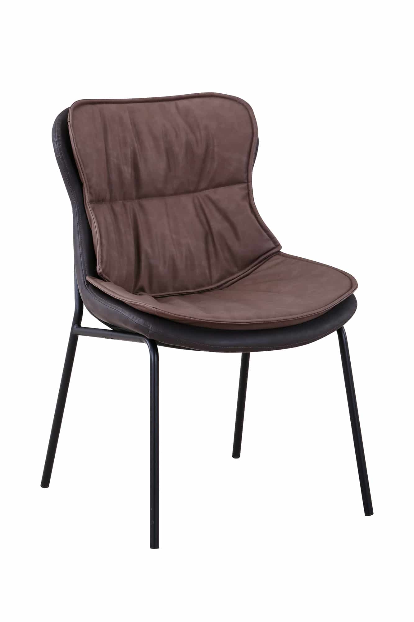 Stuhl Brady 225 Marone / Grau