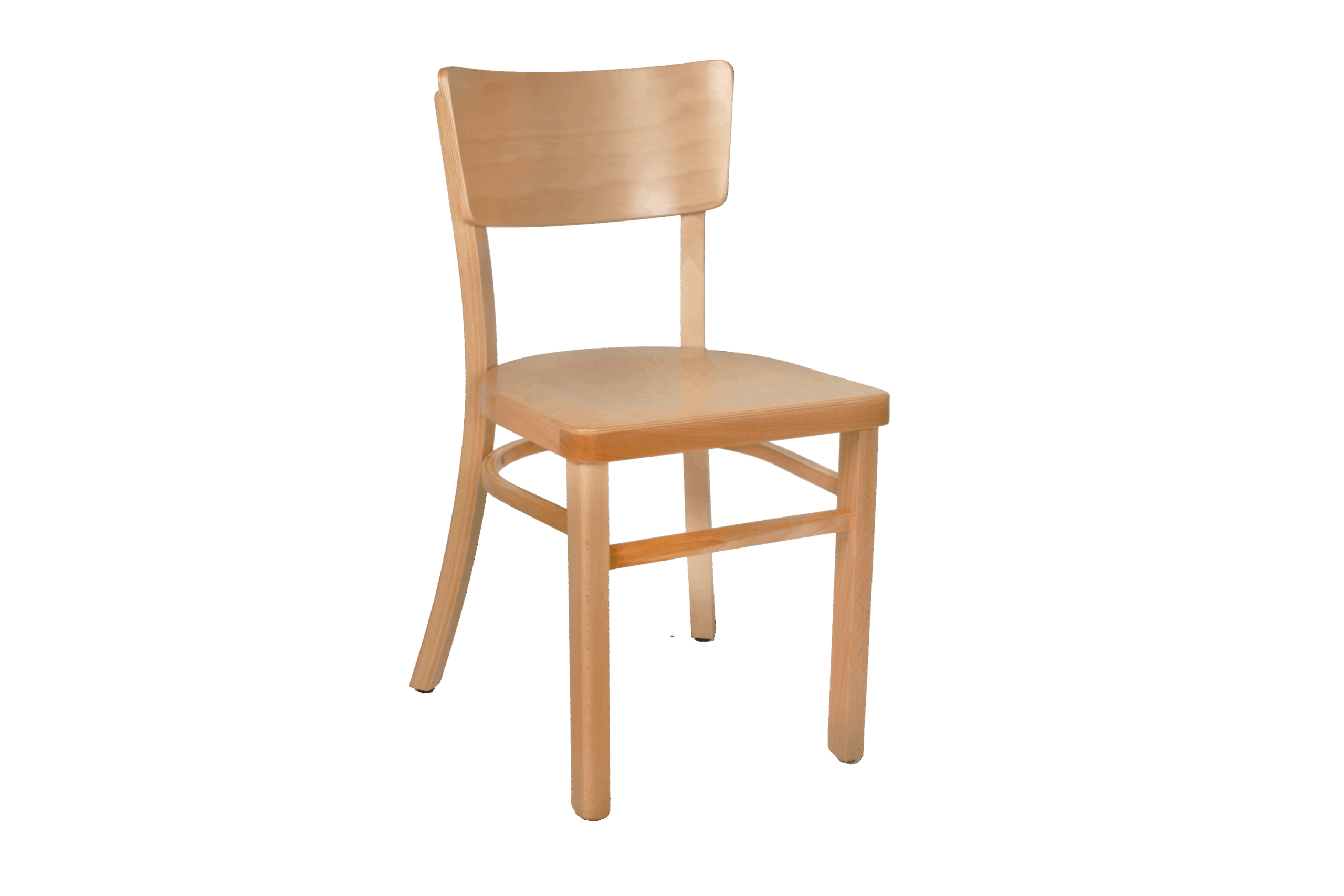 Küchenstuhl Deborah – Bunter Holzstuhl in 7 Farben | Buche, lackiert, 42×47×82cm - Buche Natur