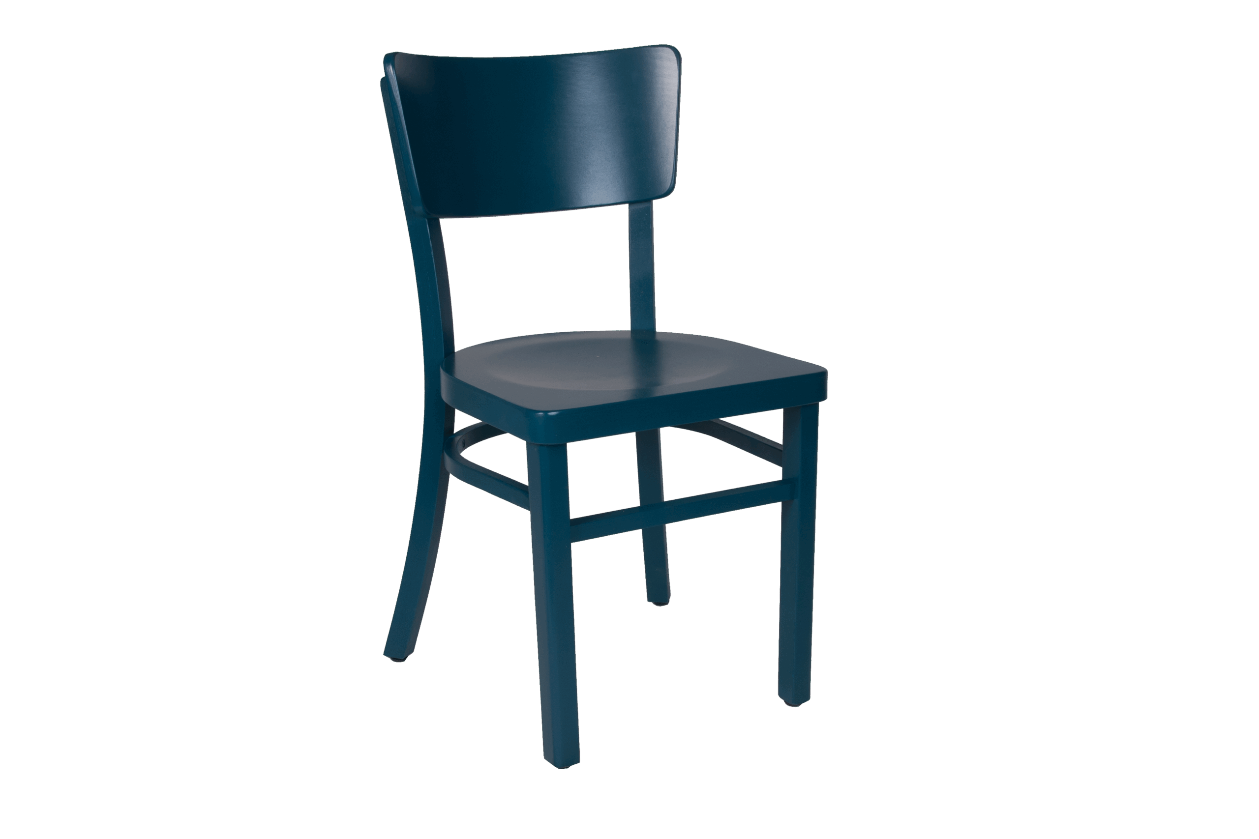 Küchenstuhl Deborah – Bunter Holzstuhl in 7 Farben | Buche, lackiert, 42×47×82cm - Ocean Blue