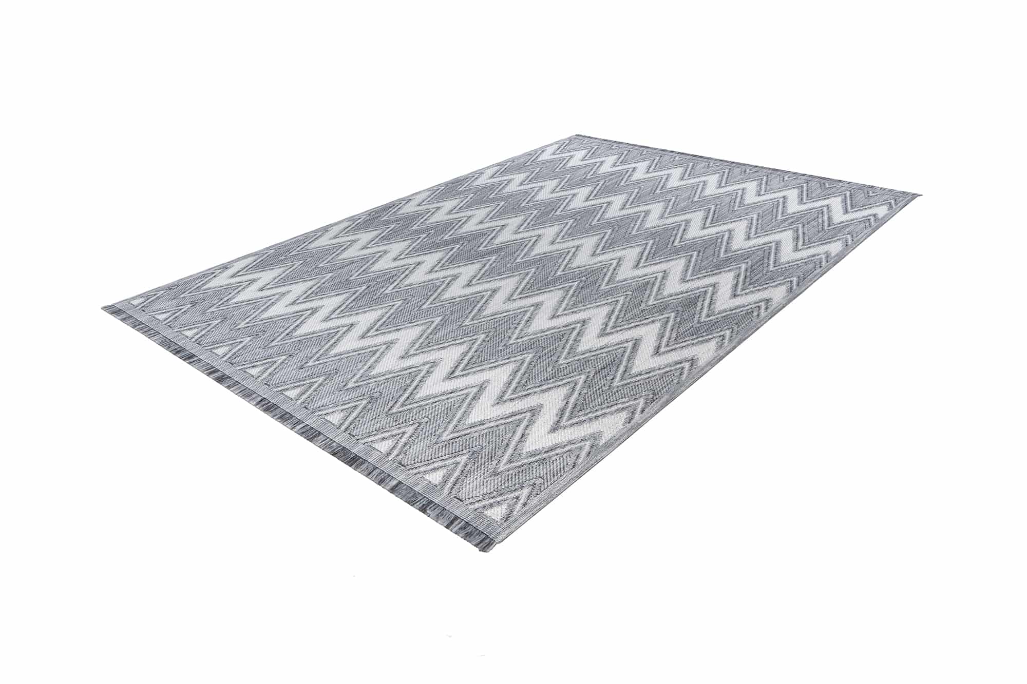 Sarai 225 Grau / Weiß 80cm x 150cm