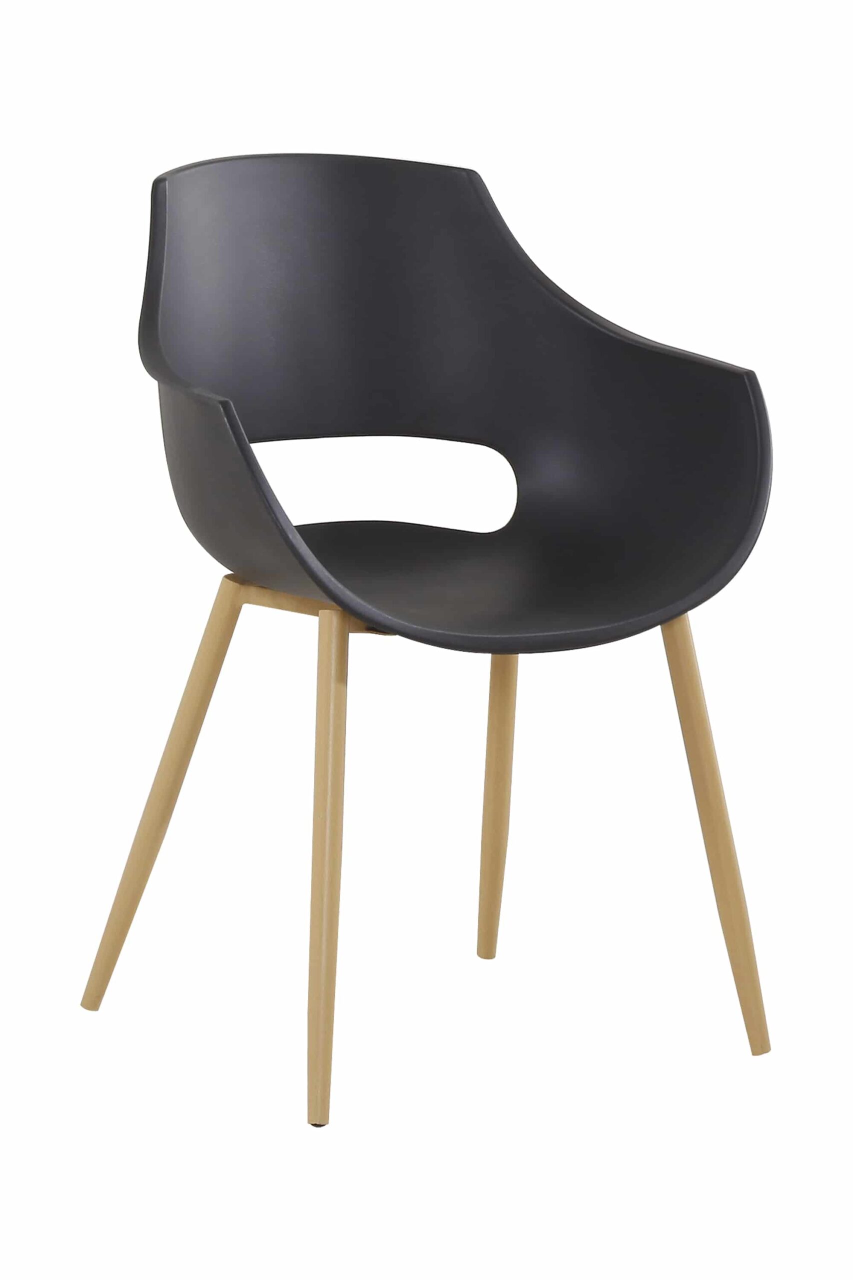Stuhl Alice 110 4er-Set Schwarz