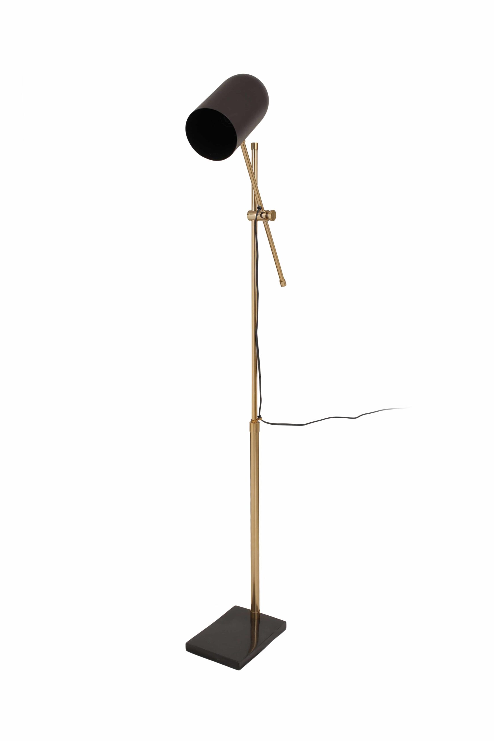 Stehlampe Celeste 125 Schwarz / Silber