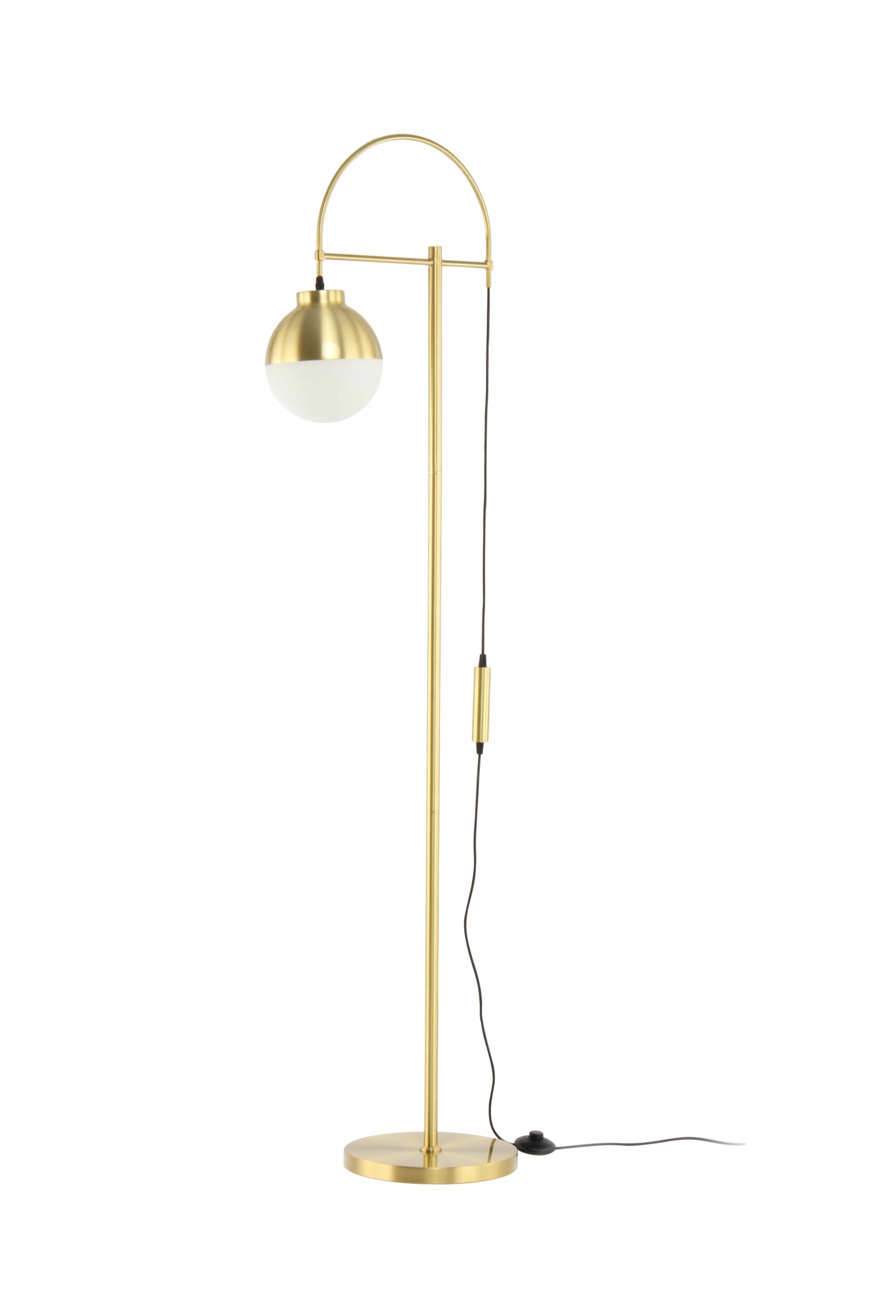 Stehlampe Lavina 125 Weiß / Silber