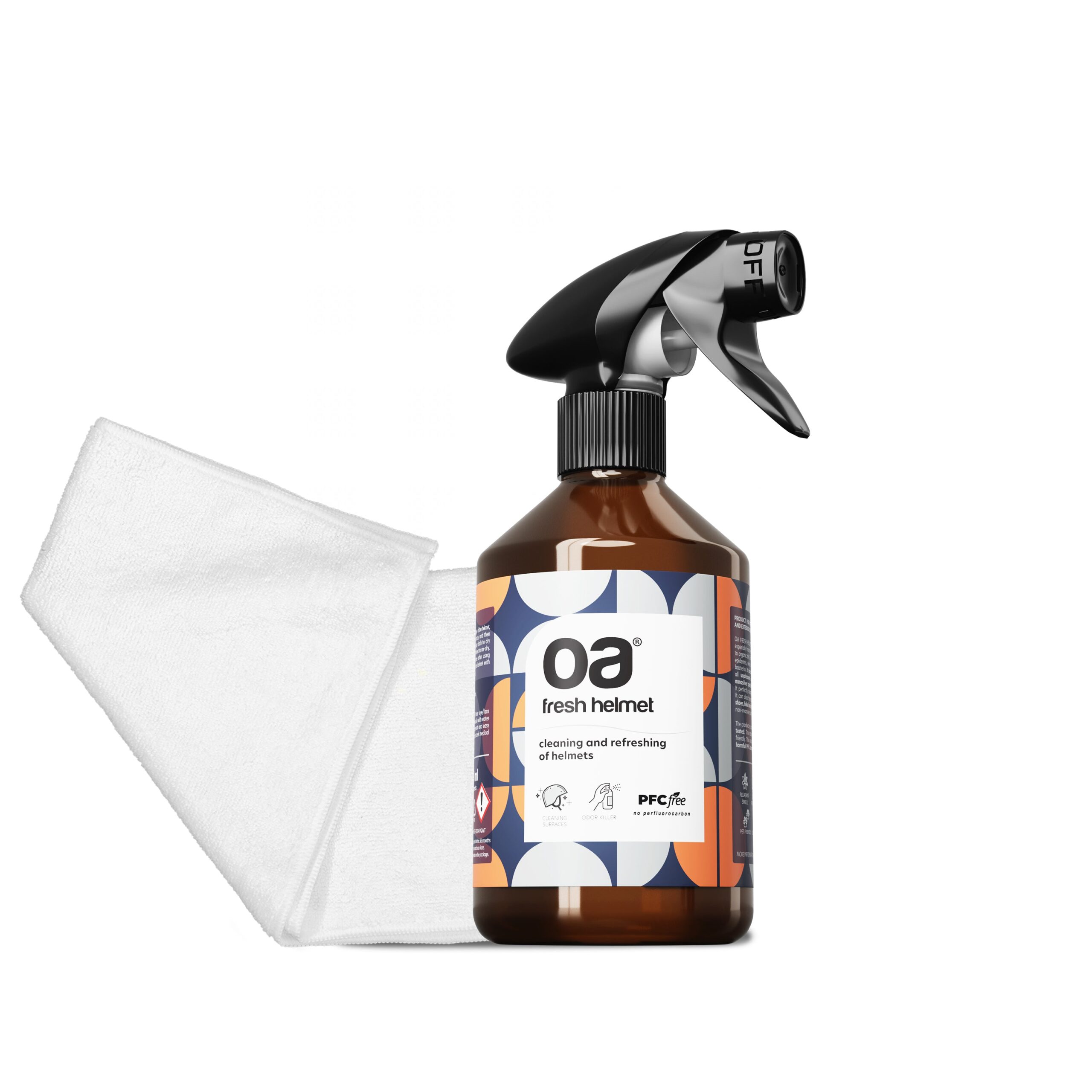 OA FRESH HELMET 500ml – Helmreiniger-Set mit Nanosilber, biologisch abbaubar & geruchsneutralisierend