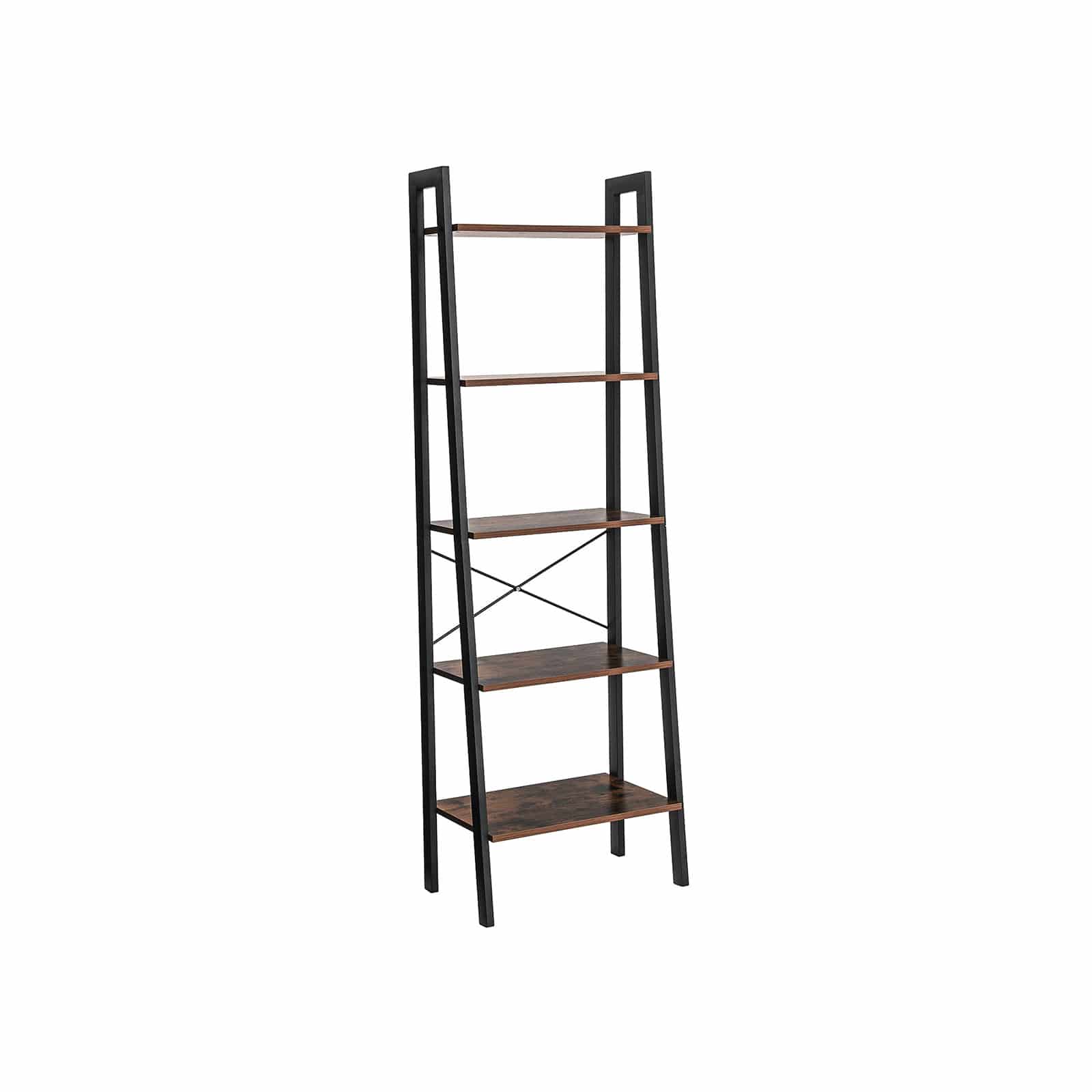 Industrie-Design Leiterregal 5 Ablagen