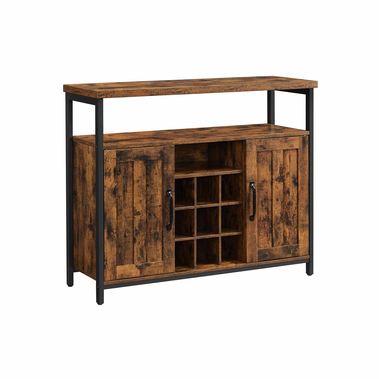 Sideboard vintagebraun-schwarz