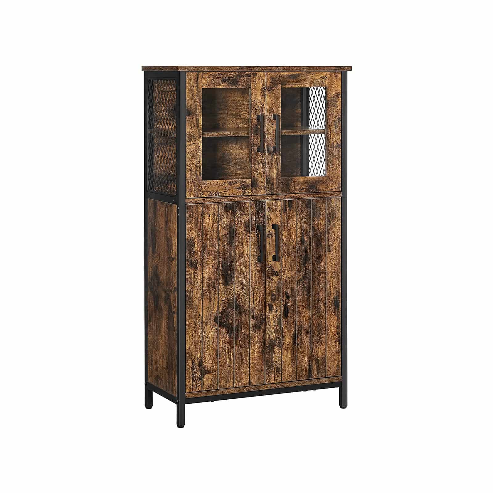 Sideboard mit Türen aus Glas