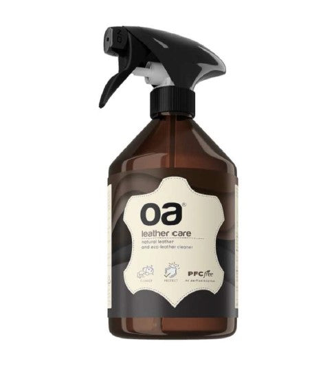 OA LEDERPFLEGE 250ml – Lederreiniger für Glatt-, Kunst- & Nubukleder, biologisch abbaubar & PFC-frei