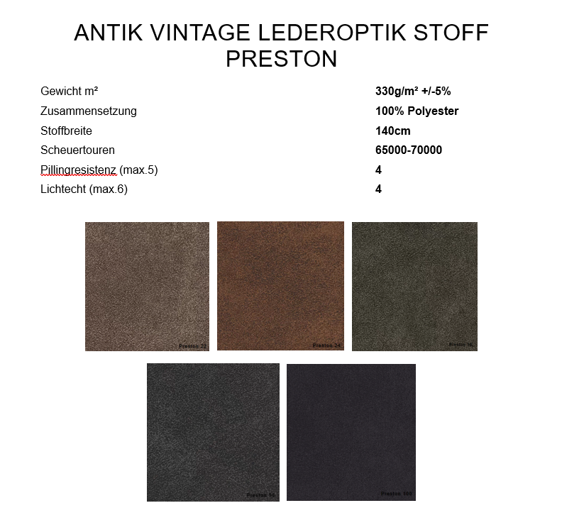City Preston Esszimmerstuhl – Drehbarer Stuhlsessel mit Armlehnen & Vintage Antiklederoptik - Preston 22 Braun