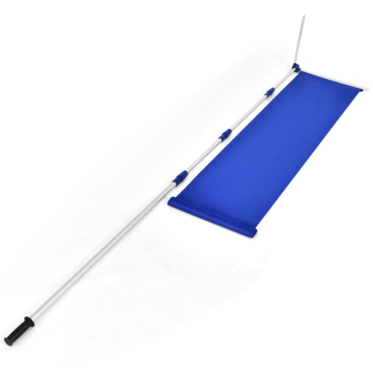 189-620 cm Schnee Dachrechen aus Aluminium Dach Rake Schneeräumer mit Oxford-Stoff