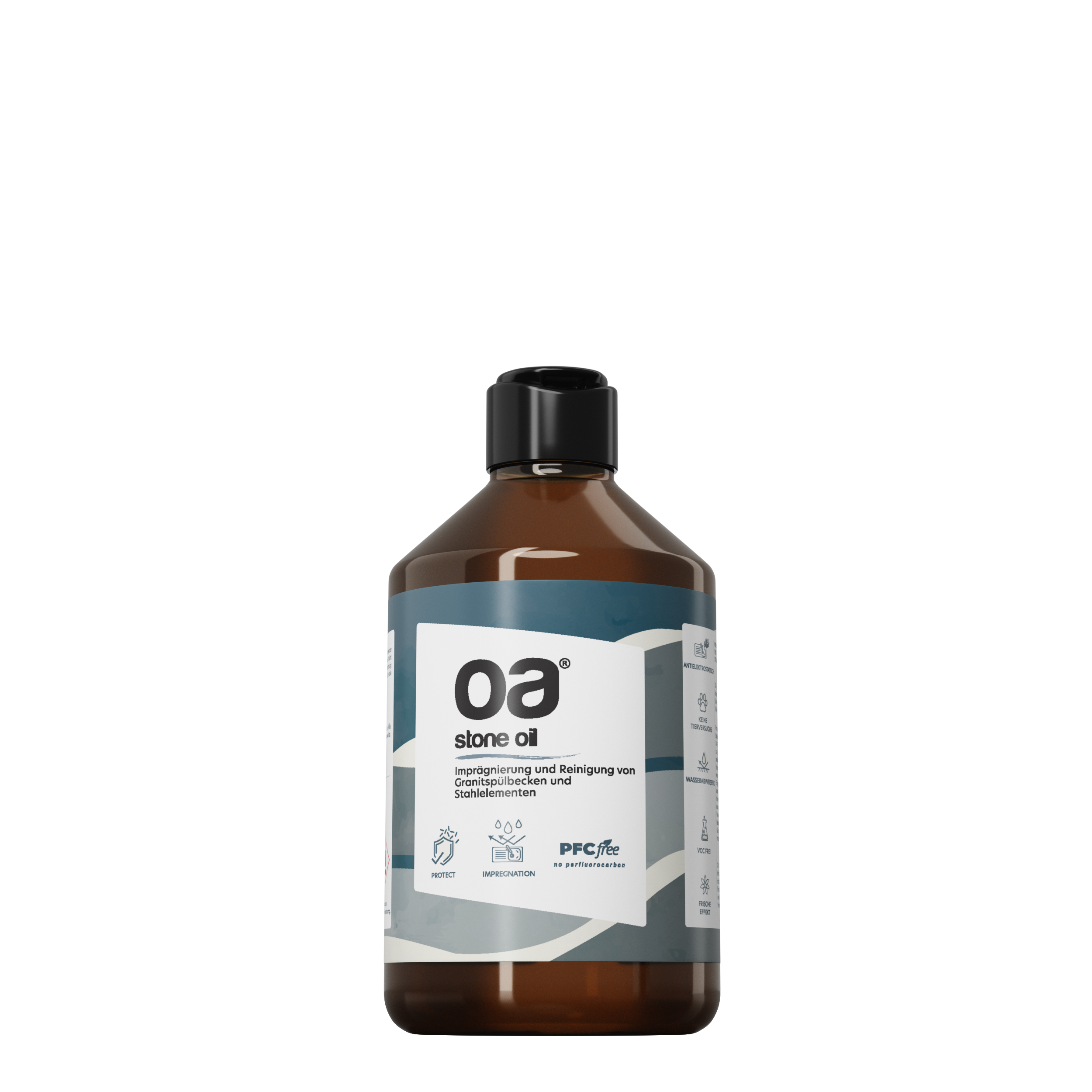 OA STONE OIL 250ml – Imprägnierung & Pflege für Granitspülen, Naturstein & Edelstahl