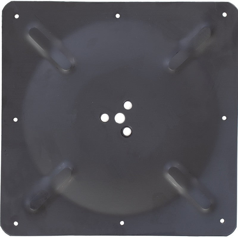 Tischgestell konisch SH-5014-1/60/B - Tischgestell aus Stahl – 41×41 cm Sockel, 72,5 cm Höhe, pulverbeschichtet schwarz